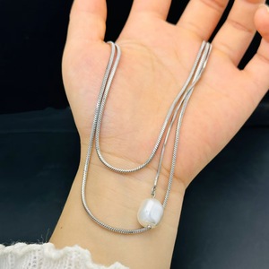 N558 nuova collana di gioielli a <span class=keywords><strong>catena</strong></span> regolabile in metallo in acciaio inossidabile con osso di serpente Extra lungo <span class=keywords><strong>catena</strong></span> di maglioni a forma di serpente - Product Image 2