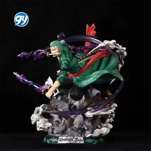 <span class=keywords><strong>Figurine</strong></span> d'anime de haute qualité Roronoa <span class=keywords><strong>Zoro</strong></span> de 4 cm, Pays de <span class=keywords><strong>Wano</strong></span>, Trois lames Flow Shura, LS Chapeau de paille, Trois pouvoirs de guerre, Jouet - Product Image 3