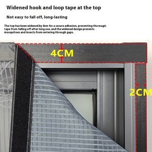 Hot Bán Tự Làm Cửa Sổ Màn Hình Tự Dính Côn Trùng Màn Hình Với Velcro Vô Hình Thép Không Gỉ Màn Hình Muỗi Cho Khách Sạn - Product Image 4