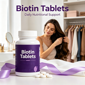 Tabletas <span class=keywords><strong>de</strong></span> Biotina que Favorecen <span class=keywords><strong>el</strong></span> Bienestar del Cabello y las Uñas - Product Image 2