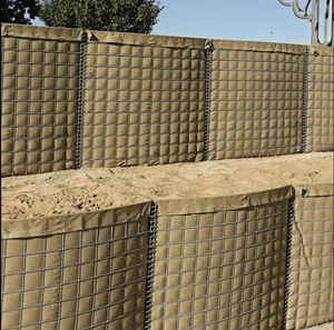 <span class=keywords><strong>Gabion</strong></span> en treillis soudé galvanisé à chaud Direct FactoryEarth pour barrière défensive / bastion de défense / stand de tir - Product Image 3