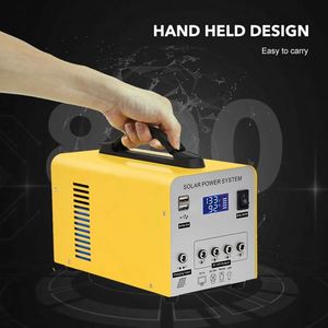 납축전지 태양광 에너지 시스템 (전구 포함) 가정용 조명 휴대폰 충전기 야외용 태양광 패널 포함 파워 스테이션 - Product Image 5