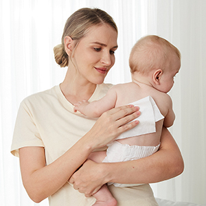 Salviette per Neonati Organiche Mini Portatili OEM, Salviette Usa e Getta per la Pulizia Intima del Bambino - Product Image 6