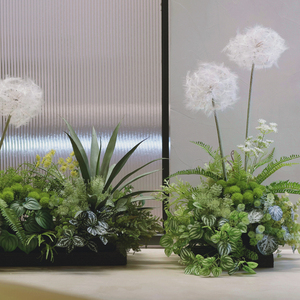 Fleurs artificielles en soie PVC Dongguan Dream Castle, petit bouquet de fleurs de fond pour aménagement paysager, décoration intérieure et accessoires de mariage - Product Image 2