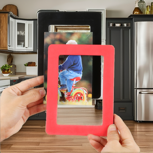 Marco Magnético Ajustable de EVA para Fotos, Estilo Moderno U&U, para Refrigerador, Tamaño A1, Bolsillo para Póster en el Refrigerador - Product Image 2