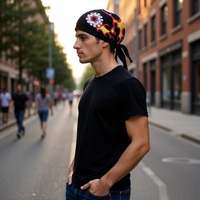 Durag de Algodón para Baile Urbano Hip Hop 2026, Turbante de Moda, Gorro Pirata al por Mayor
