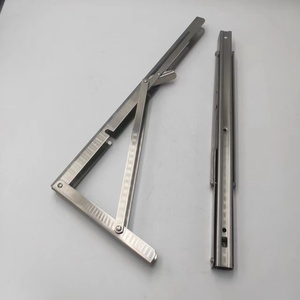 Staffa angolare di montaggio a parete a 90 gradi con angolo in acciaio inox a triangolo regolabile panca da tavolo staffe pieghevoli - Product Image 1