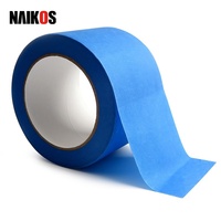 Cinta de Enmascarar sin Residuos para Pintores, Rollos de Papel Crepé de Colores para Pintura Industrial