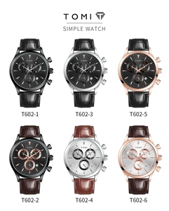 TOMI T602 Nouveau Coffret de 4 Pièces <span class=keywords><strong>Montre</strong></span> <span class=keywords><strong>à</strong></span> Quartz de Luxe pour <span class=keywords><strong>Homme</strong></span>, <span class=keywords><strong>Montre</strong></span> Décontractée et Polyvalente, Boutons de Manchette et Pince <span class=keywords><strong>à</strong></span> Cravate pour <span class=keywords><strong>Homme</strong></span>, <span class=keywords><strong>Boîte</strong></span> <span class=keywords><strong>à</strong></span> <span class=keywords><strong>Montres</strong></span> - Product Image 3
