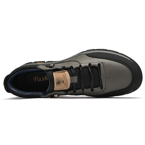 Scarpe Oxford da <span class=keywords><strong>Uomo</strong></span>, <span class=keywords><strong>Stivali</strong></span> da Lavoro e Sicurezza, Calzature Outdoor Basse con Lacci, per Escursionismo e Backpacking, in Vera Pelle di Vacchetta e Cotone, Taglie Grandi - Product Image 3