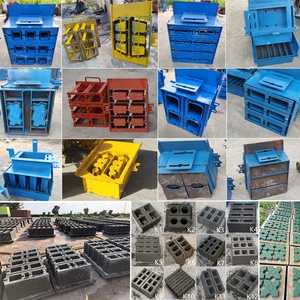 Mesin blok pembuatan otomatis semen pengangkat Manual batu bata trotoar blok kecil mesin pembuat bata - Product Image 2