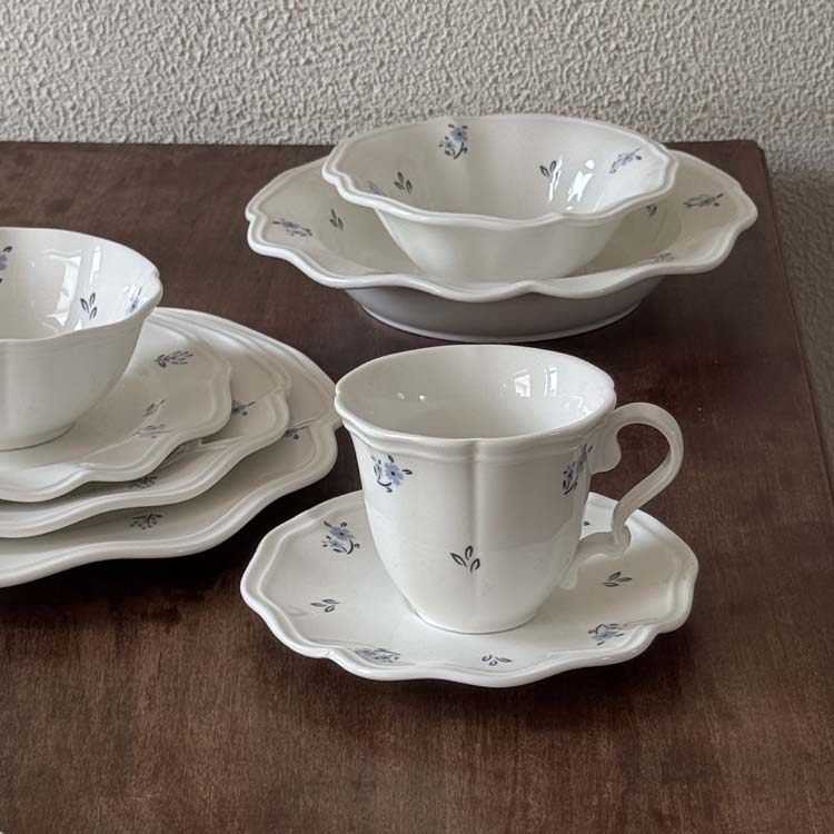 white-280ml cup & saucer