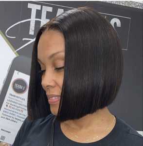 Joywigs วิกผมสั้นยาวสำหรับ<span class=keywords><strong>ผู้หญิง</strong></span>ผิวดำ,วิกผมบ๊อบปิดผมคนชาวบราซิล - Product Image 2