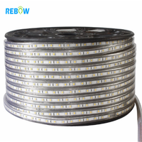 Bande lumineuse led Flexible et étanche à LED, ruban d'éclairage à AC 220V SMD, 3528, nouvelle collection