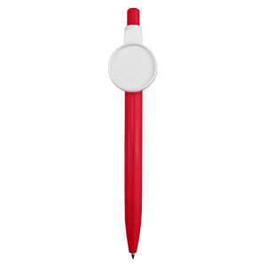 Stylo à bille à <span class=keywords><strong>action</strong></span> par pression en plastique AI-MICH, nouveau modèle promotionnel, badge bouton de 25 mm, <span class=keywords><strong>couleur</strong></span> personnalisée, impression sérigraphique portable - Product Image 5