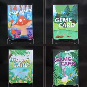 Protector de cubierta personalizado para yu-gi-oh, funda de 100/tamaño estándar para tarjetas comerciales, <span class=keywords><strong>Cardfight</strong></span> <span class=keywords><strong>Vanguard</strong></span> y más juegos de mesa - Product Image 6