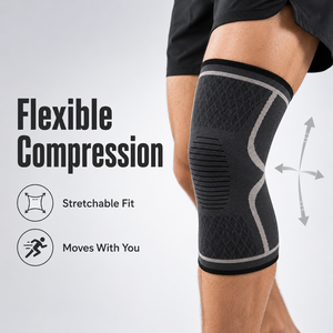 Genouillères de sport professionnelles Umax en fibre de polyester pour le basketball, la course à pied, le football, le badminton, protection professionnelle pour hommes et femmes - Product Image 2