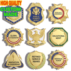 Médailles personnalisées de haute qualité - Récompenses en alliage de zinc 3D imprimées UV avec logo personnalisé pour l'éducation, la santé, la leadership et la <span class=keywords><strong>communauté</strong></span> - Product Image 1