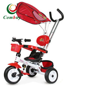 รถสามล้อเด็กมีม่านบังแดดพลาสติก2ถึง4ปีผ่านการรับรอง EN71 - Product Image 1