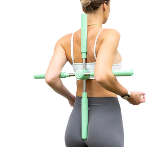 Palo de Yoga extensible ajustable Corrector de una postura para la parte superior e inferior de la espalda Cuello Hump Relief <span class=keywords><strong>Pilates</strong></span> Reformers - Product Image 2