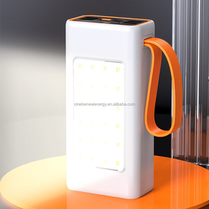 ไฟ LED 100W สำหรับตั้งแคมป์กลางแจ้ง พาวเวอร์แบงค์ <span class=keywords><strong>50000mAh</strong></span> 100000mAh ชาร์จเร็ว แบตเตอรี่สำรองสำหรับเดินทาง ชาร์จมือถือแบบพกพาสำหรับกรณีฉุกเฉิน - Product Image 3