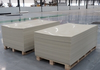 Feuille de plastique 100% pp matériau coupé feuille d'extrusion de plastique