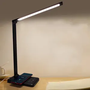 Eye-care Foldable Ultra Bright 5 Levels Brightness LED Desk Table Lamp for Reading Study Working