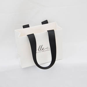 Cosmetic Jewelry <b>Package</b> Ribbon Boutique Gift Paper <b>Bag</b> - Product Image 1