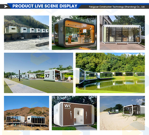 Nuevo Diseño 2025: Cabaña Moderna Portátil Prefabricada de Acero de 20 Pies (40 Pies) para Exteriores, Impermeable, Personalizable - Product Image 6