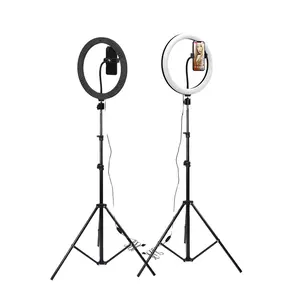 Photography 6-inch 8-inch 12-inch Selfie LED Lighting For Photo Shoot Led Selfie Ring Light Ring Light with stand tripod