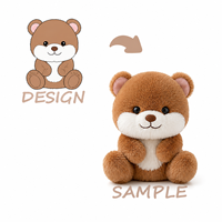 Poupée en peluche personnalisée de toutes tailles, peluches sur mesure par un fabricant de jouets professionnel, créez votre propre design