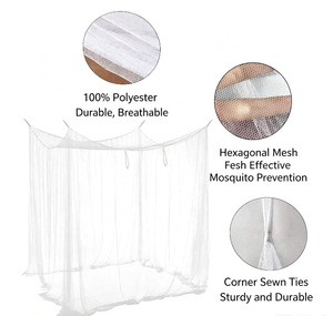 Zanzariere Rettangolari Pieghevoli Leggere a Due Porte in Poliestere 100% Lavabile per Letto - Vendita all'Ingrosso - Product Image 2