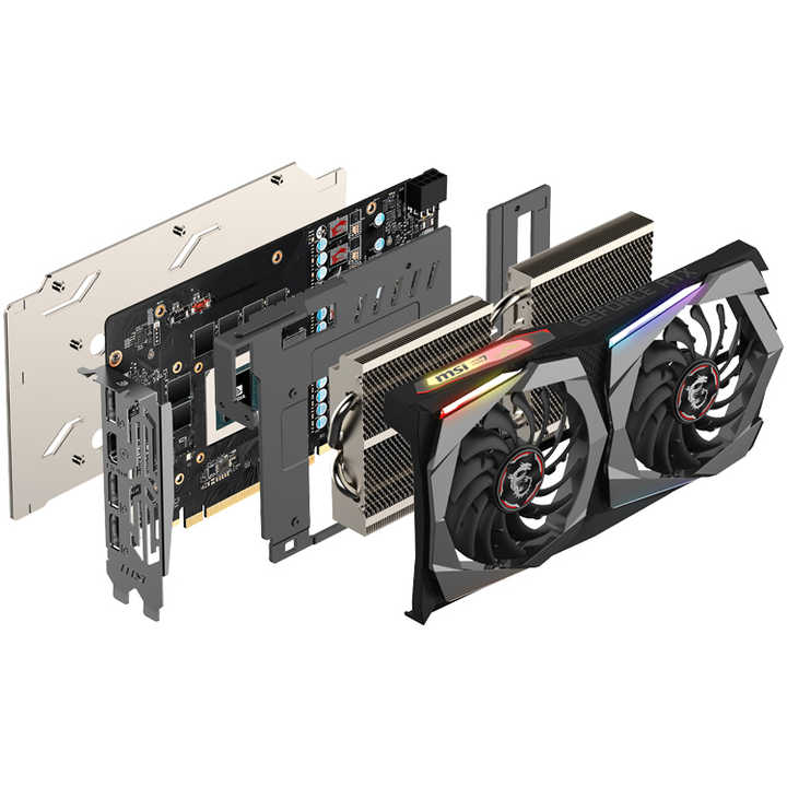 Brand MSI GeForce RTX 2060 GAMING Z 6G Used Gaming Graphics Card  