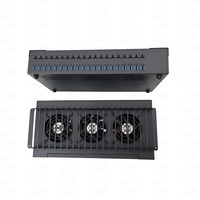 Kotak Farming Ponsel WIFI Click Farm 20-Port USB untuk Samsung iPhone Server Chassis USB Kotak Farming Manajemen Ponsel P20 Software