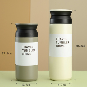 304 acier inoxydable japonais café Thermo tasse cadeau d'affaires moderne pour le matin caractéristiques contrôle de la température froid - Product Image 4