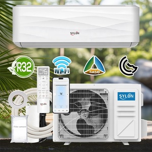 T3 R32 gas chia điều hòa không khí mini <span class=keywords><strong>AC</strong></span> DC Inverter Vàng vây 220V 50Hz Điều hòa không khí với saso chứng nhận tại saudi - Product Image 1