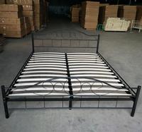 Lit-lit en métal, 160x200, Style européen classique et populaire, cadre de lit à bas prix