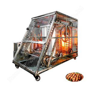 Machine automatique à brochette Kebab Satay Nouvelle machine automatique à brochette Kebab Machine à griller la <span class=keywords><strong>viande</strong></span> Gril électrique rotatif <span class=keywords><strong>vertical</strong></span> - Product Image 1