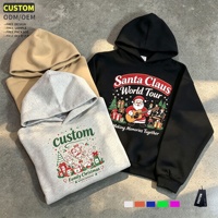 Livraison Rapide, Sweat-shirts Personnalisés en Usine, Broderie, Vente en Gros, Sweat-shirt de Noël, Molleton de Coton Épais, Coupe Oversize, Fournisseur Populaire pour Événements