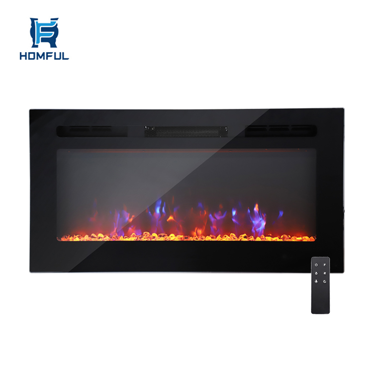 Домашний Декоративный Электрический каминный обогреватель с дистанционным управлением, утопленный камин, электрический обогреватель, декоративный электрический камин с пламенем