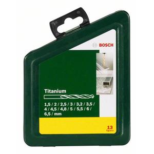 BOSCH - 2607019436 Jeu de forets à métaux HSS-TiN (13 pièces) -Ensembles de forets EAN 3165140415545 - Product Image 2