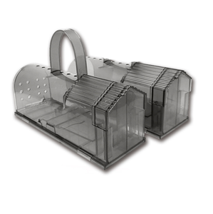 2 Pack ABS Plastic No Kill <strong>Mouse</strong> Trap Humane Smart <strong>Mice</strong> <strong>Cage</strong> <strong>for</strong> Big <strong>Mice</strong> Indoor <strong>for</strong> Kitchen Use Also Effective Mosquitoes Flies - Product Image 5