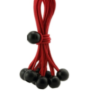 Muestras Ecológicas Disponibles, Bolas de Goma para Toldos, Cordón Elástico, Bola Elástica Negra - Product Image 3