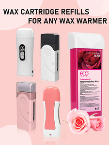 Cartouches de cire Roll-On d'épilation à base de plantes professionnelles pour la peau du <span class=keywords><strong>visage</strong></span>, les jambes, les bras, les aisselles-Crème de beauté en stock-648058 - Product Image 5