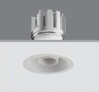 Spot encastré commercial en aluminium à LED, personnalisable en usine, dimmable AC, garantie 5 ans, pour centres commerciaux, résidences et hôtels