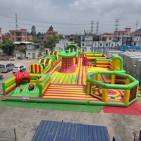 Grand toboggan gonflable pour enfants et adultes, parc d'attractions gonflable, matériau PVC, taille et couleur personnalisables, garantie de 3 ans