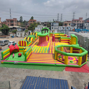 <b>Large</b> kids and adults bounce house <b>slide</b> combo parque hinchable theme playground inflatable amusement park - Product Image 5