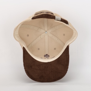 Gorras de Béisbol Deportivas de Algodón Personalizadas de Alta Calidad de Fábrica BSCI, Gorra Deportiva de Pana con Logotipo Bordado al por Mayor OEM - Product Image 6