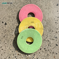 Disques de ponçage flexibles 80 mm pour machines à pierre, disques de polissage diamantés à liant résineux pour marbre et granit, utilisation humide et sèche