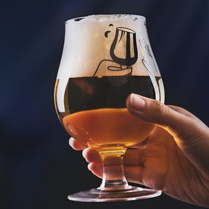 Verre à <span class=keywords><strong>bière</strong></span> à pied, verre à blé, tasse à boire, 500ml, artisanal, personnalisé, <span class=keywords><strong>belgique</strong></span> - Product Image 3